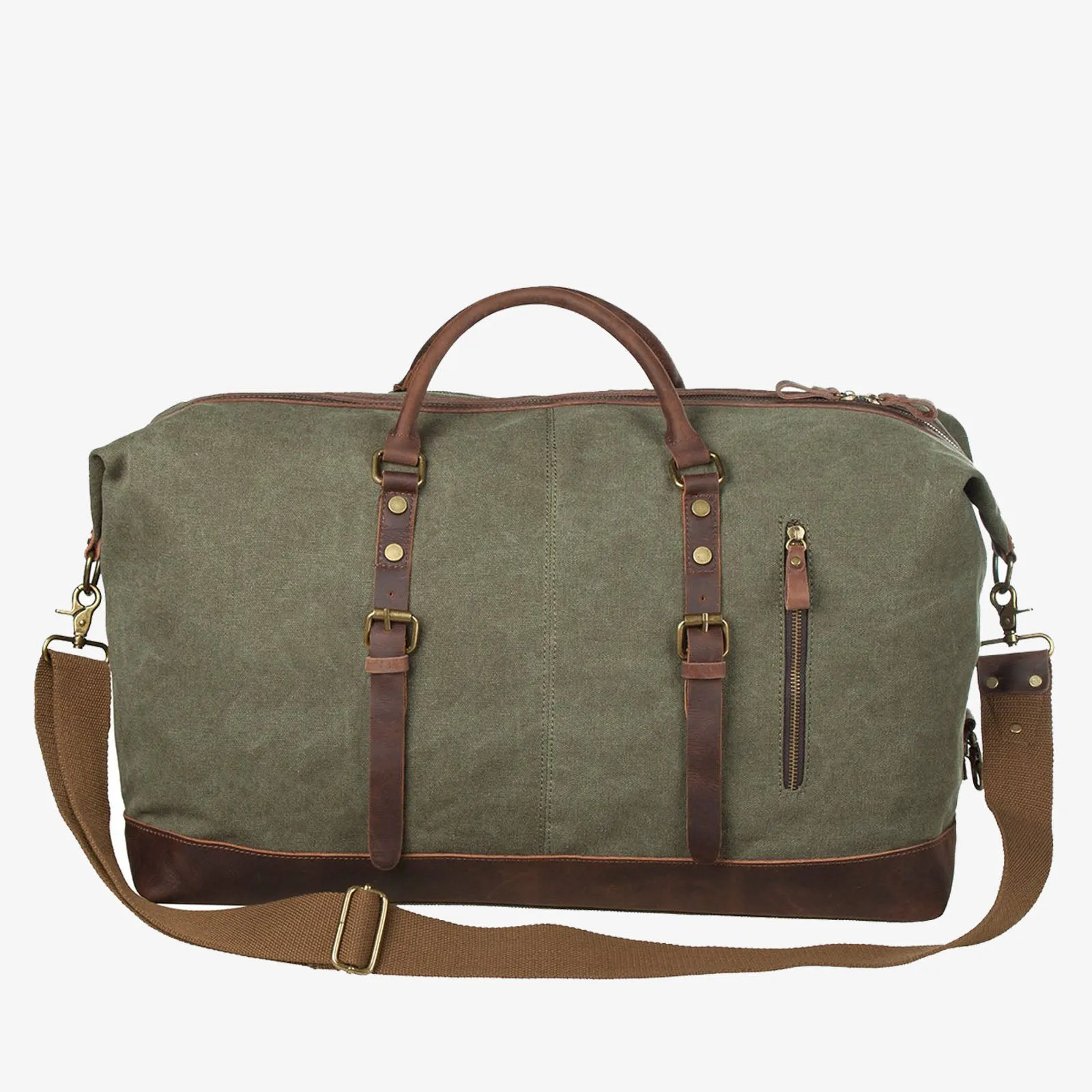 60L Canvas Weekender Duffle Bag