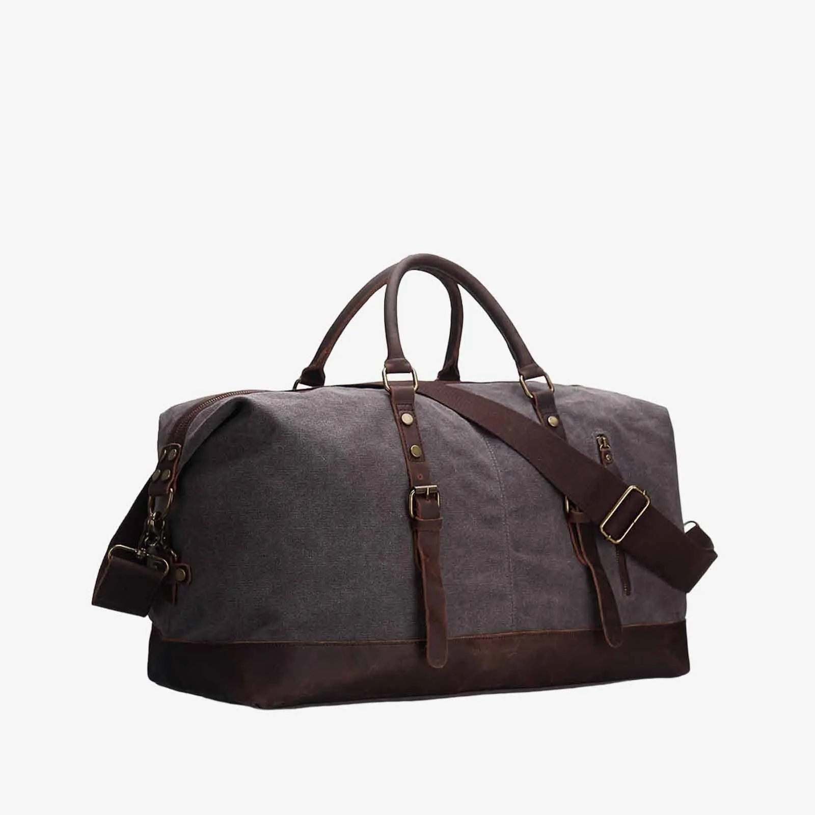 60L Canvas Weekender Duffle Bag