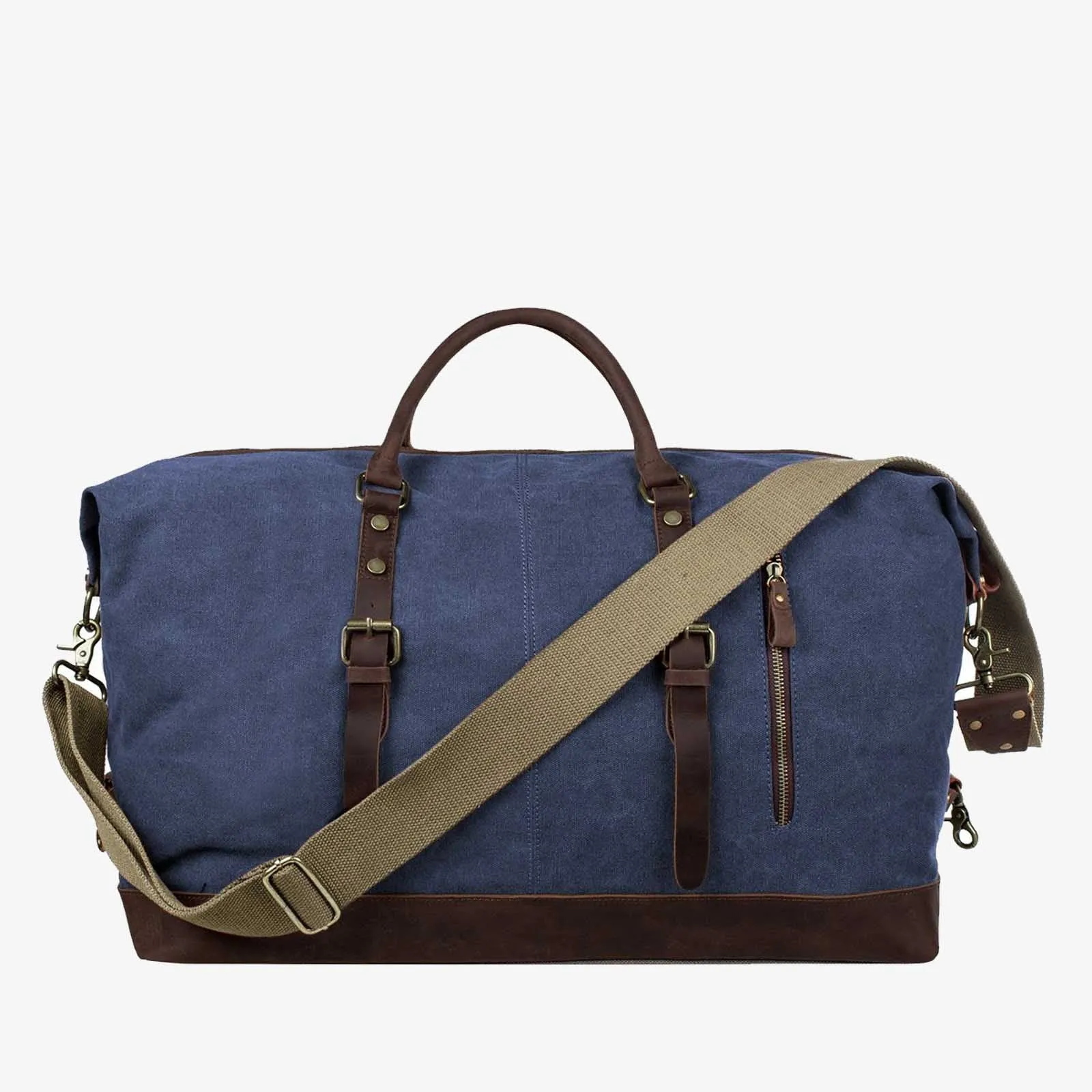 60L Canvas Weekender Duffle Bag