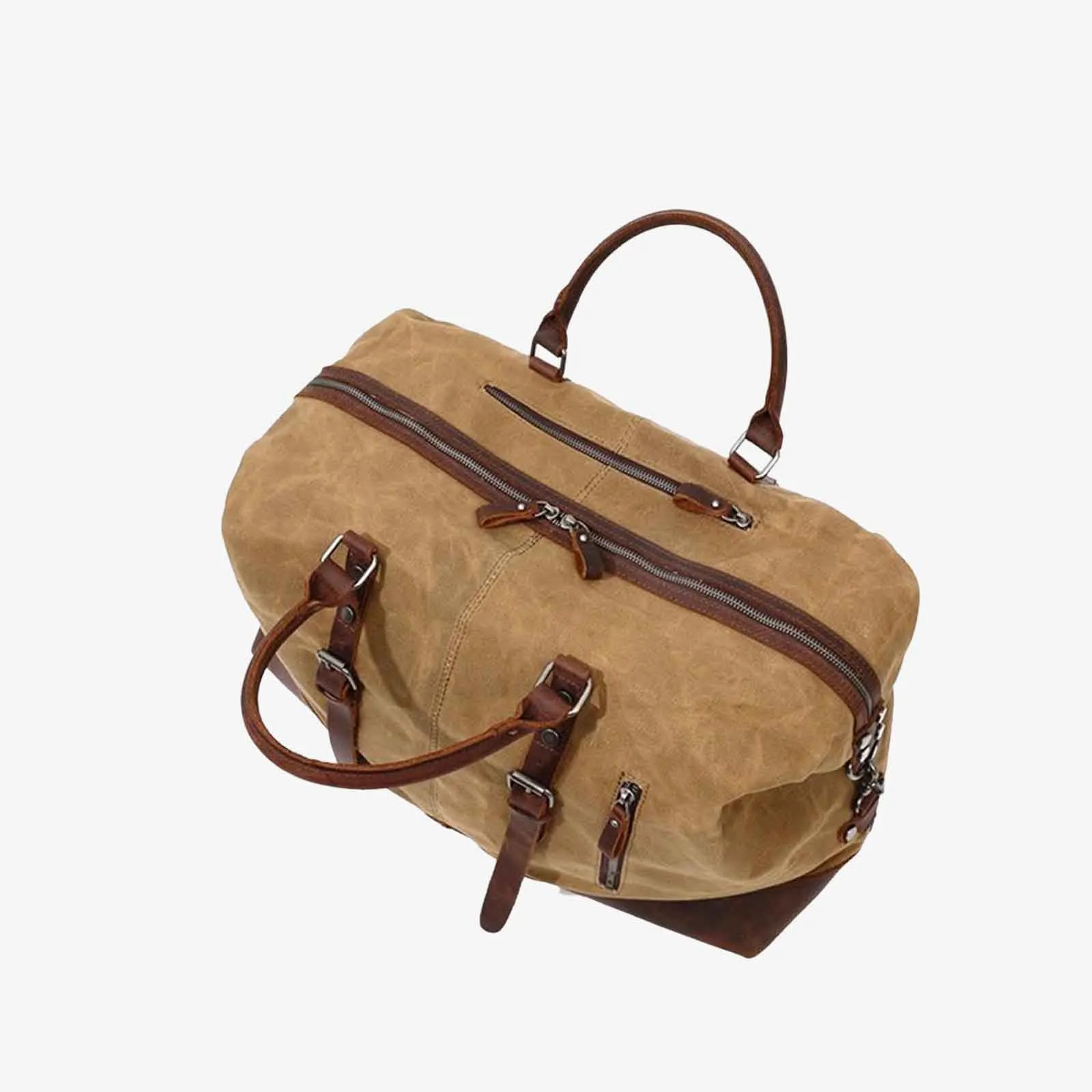 60L Canvas Weekender Duffle Bag