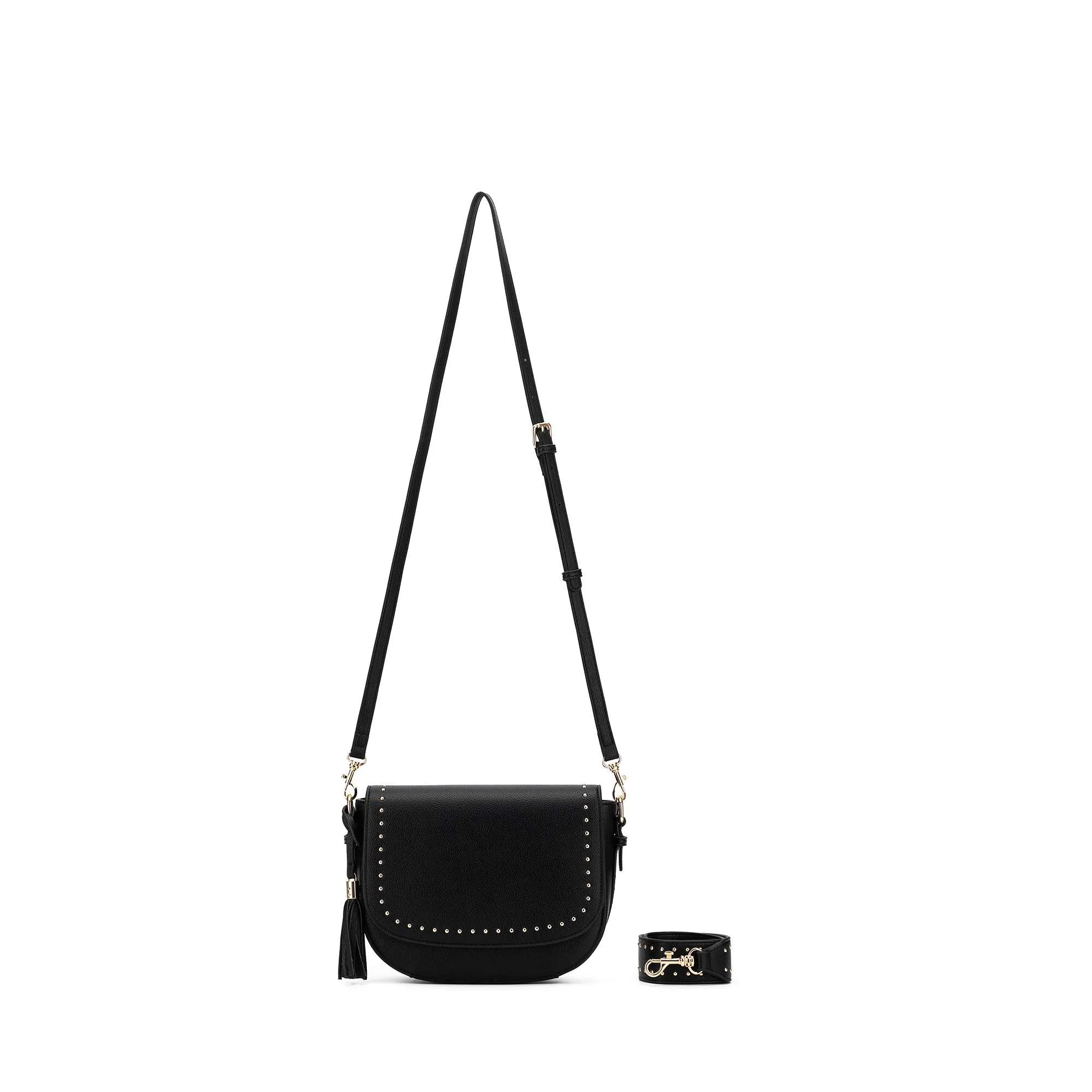 Addison Black Crossbody Bag