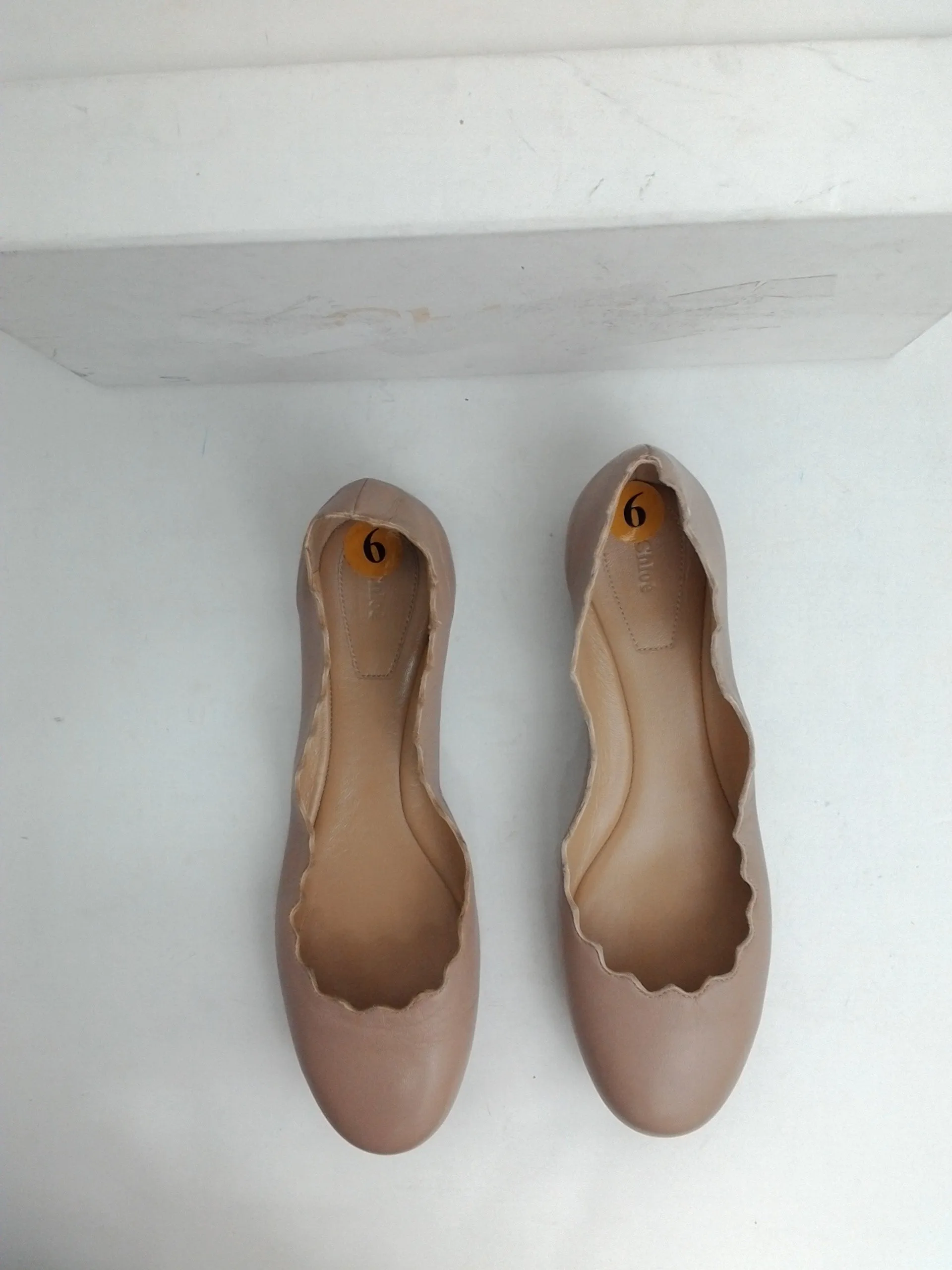 Chloé Women's Ballerinas Pink Tea Leather size 36