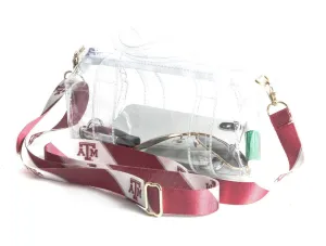 Clear Mini Duffel Texas A&M Purse