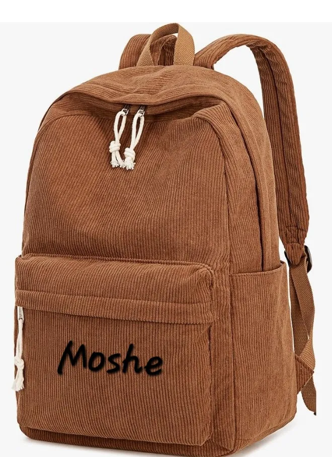 Corduroy 17 inch backpack