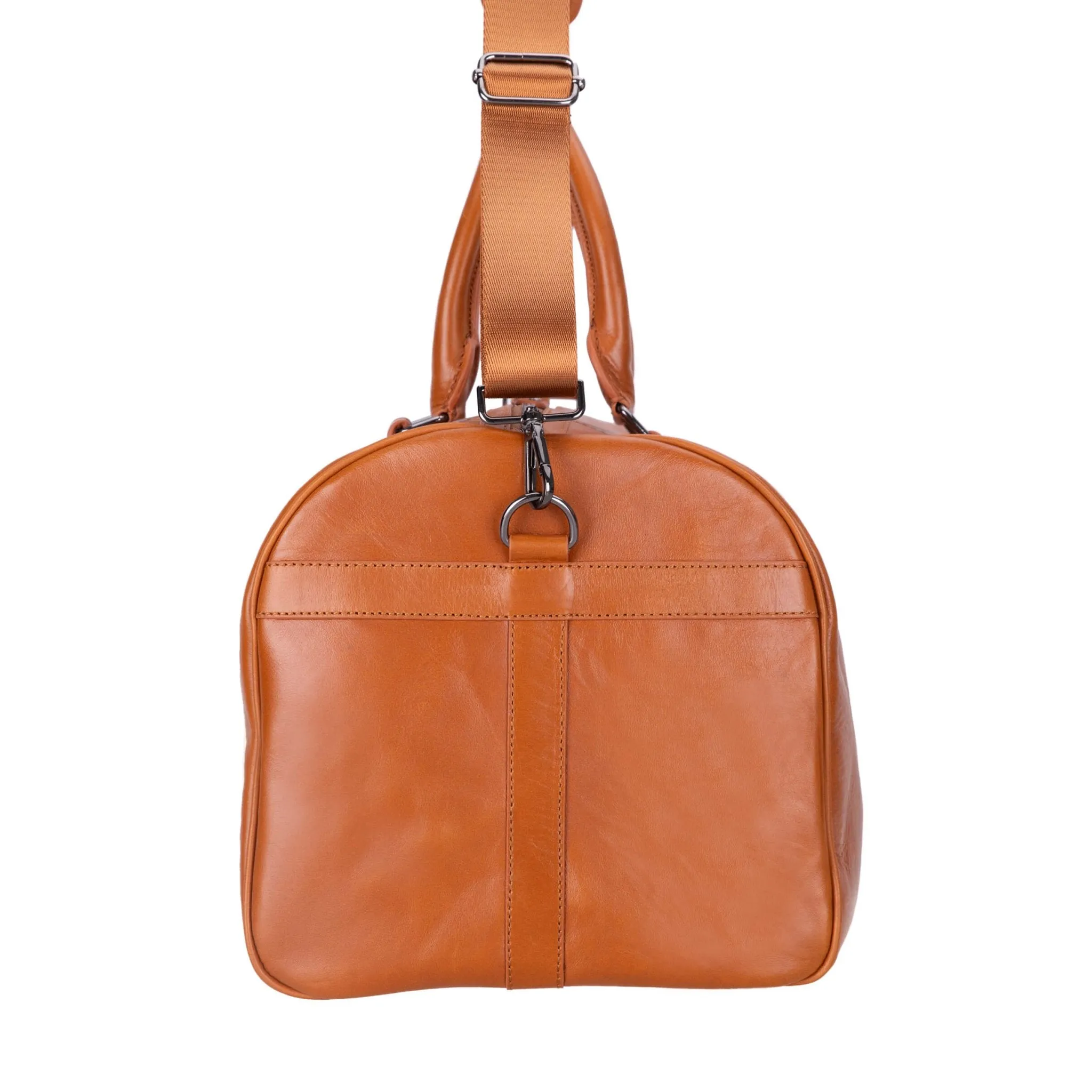 Dolly Leather Weekender Bag, Burnished Tan