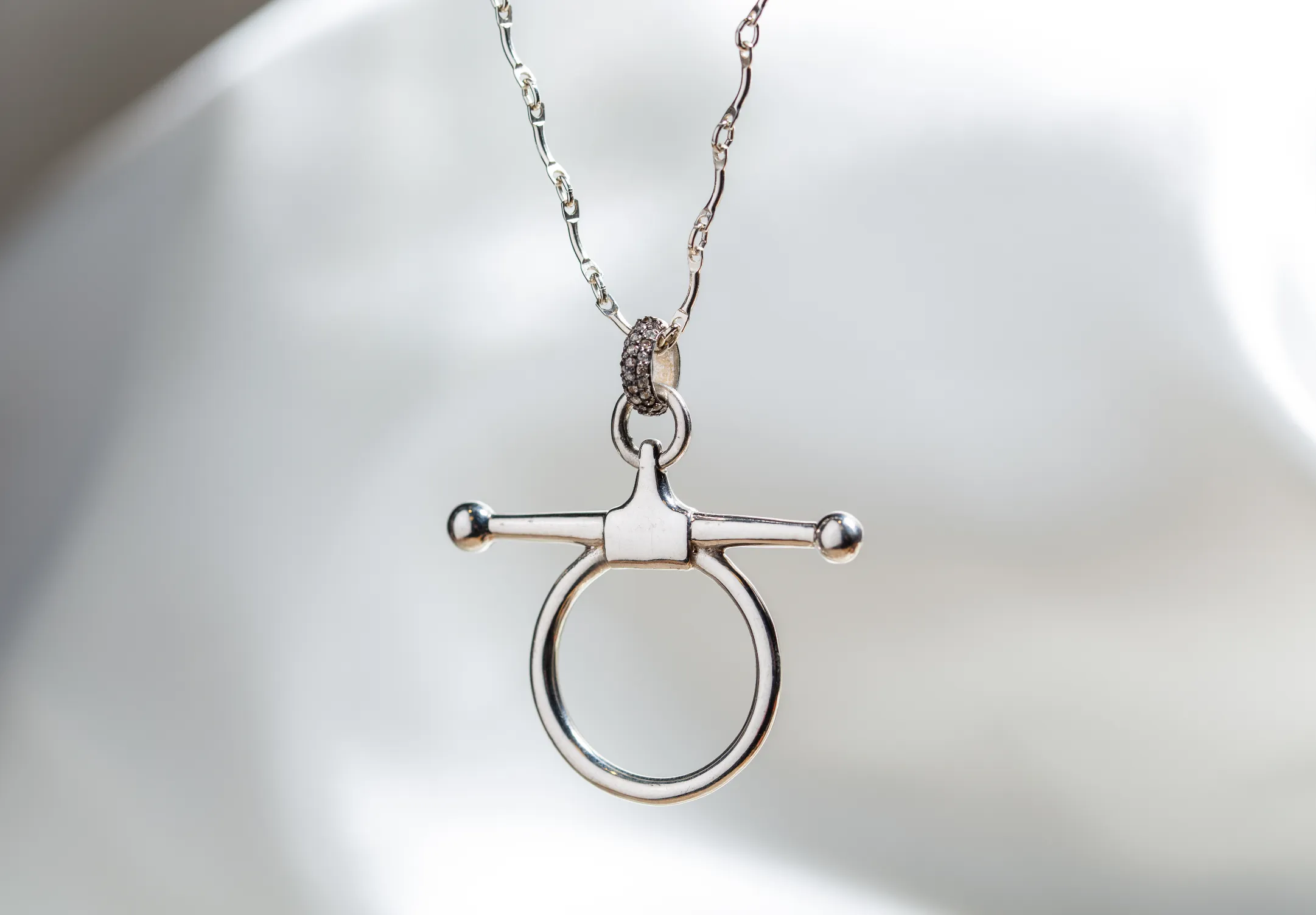 Fulmer Bit Necklace | Sterling Silver