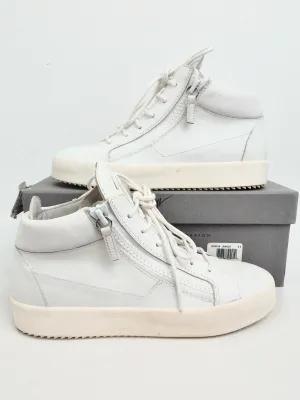 Giuseppe Zanotti Women's May Lond Sc Donna Birel/Vague Bianco Size 38.5