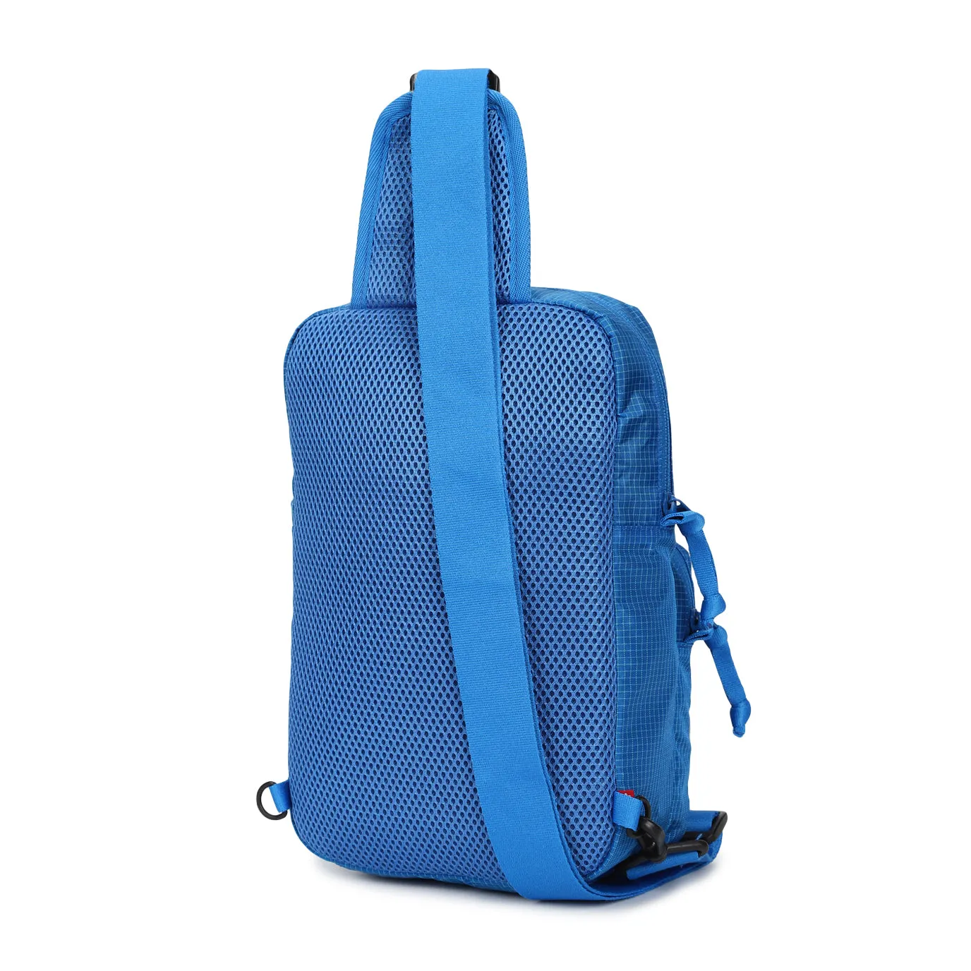 Men's Blue Solid Crossbody Bag