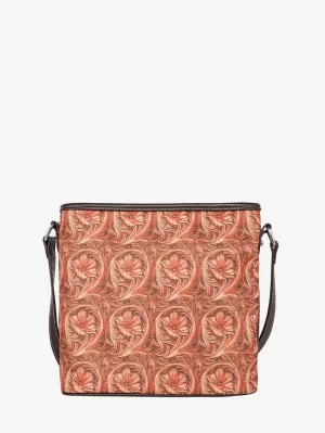 Montana West Floral Print Canvas Crossbody