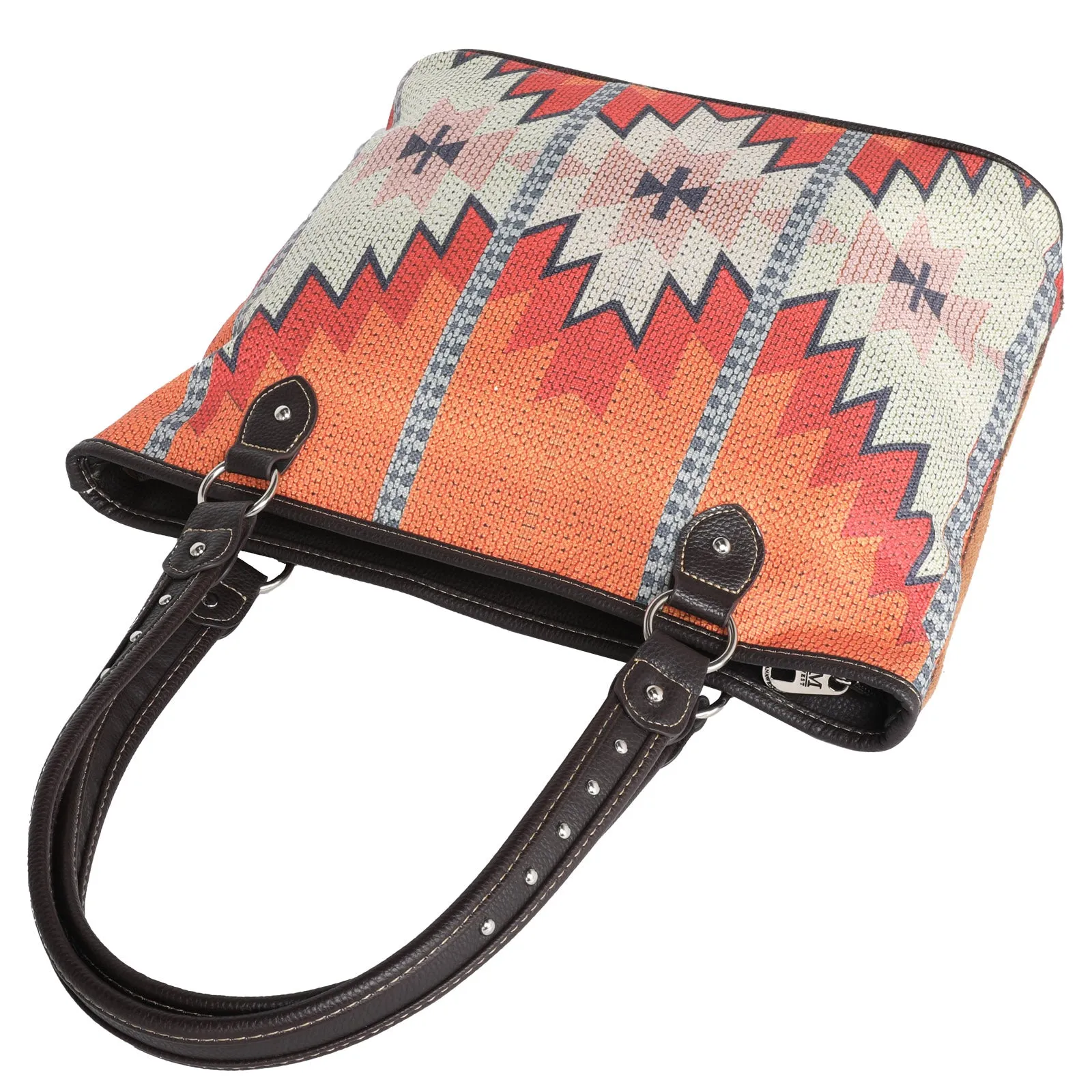 MW937-8112 Montana West Aztec Canvas Tote Bag