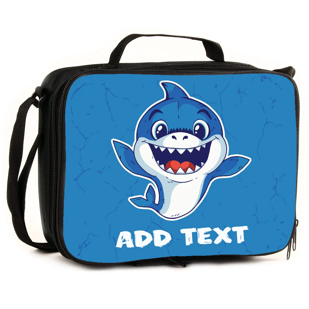 Personalized Full Color Backpacks / Lunch Bag / Duffel Bag - Shark Baby