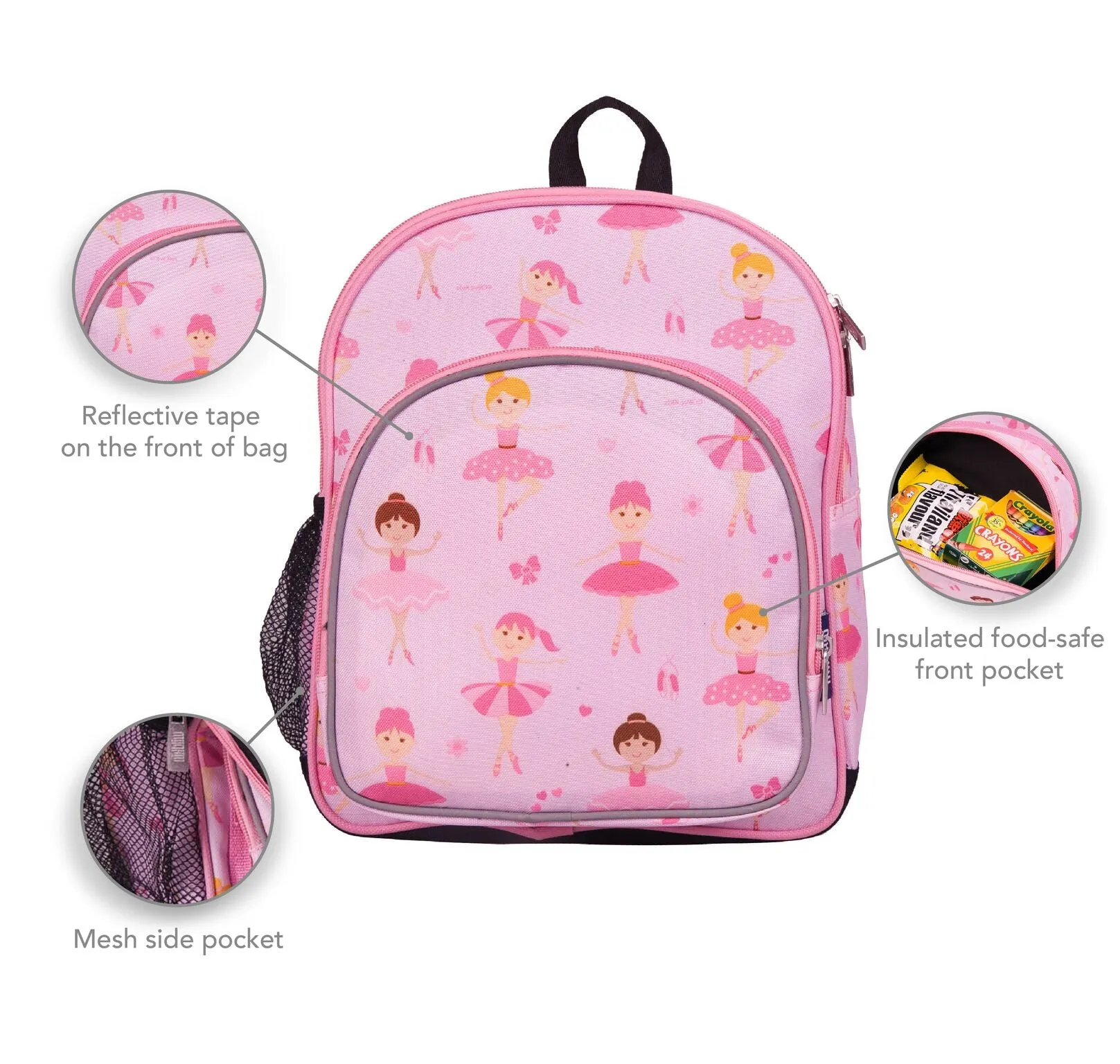 Wildkin Ballerina Pack 'n Snack Backpack